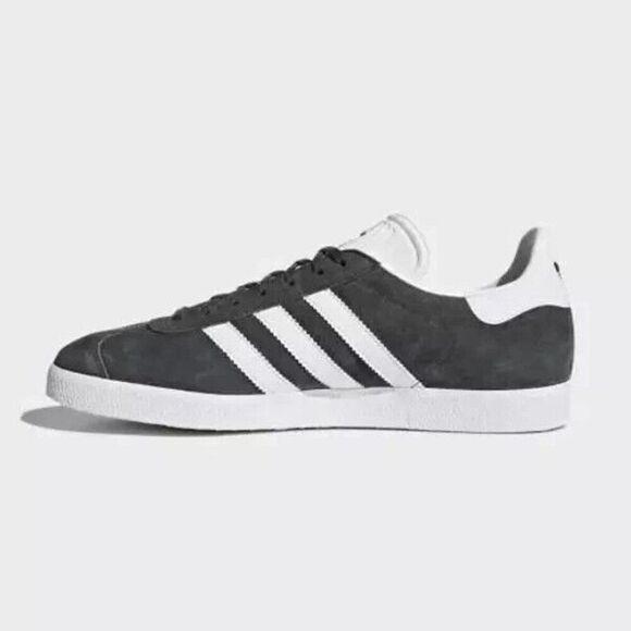 New Adidas Originals Grey & White Gazelle Shoes (BB5480) Mens 7 US 40 EUR 8 WMNS - Picture 2 of 7